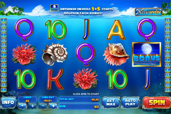 Игровой автомат Dolphin Cash (Деньги Дельфина)